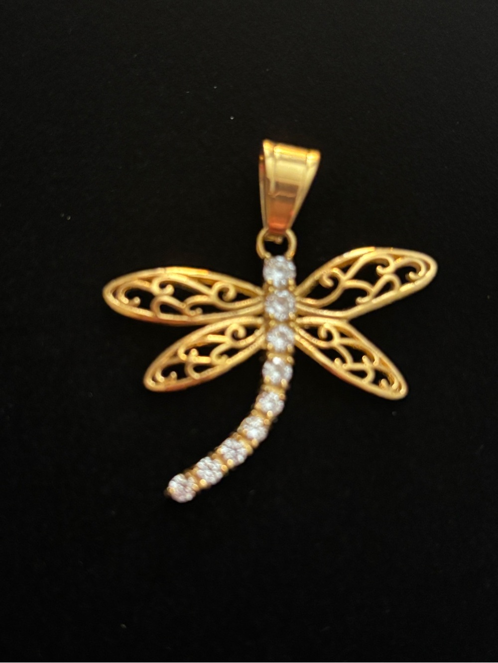 Stainless Steel Dragonfly pendant